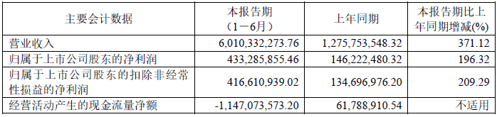 龙蟠科技上半年营收超60亿，正极材料销售逾3.98万吨！