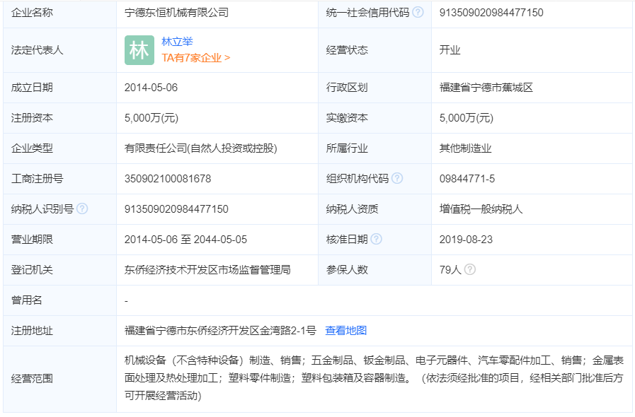 公司看点丨30亿元！宁德东恒新能源电池精密结构件项目落户福建福州