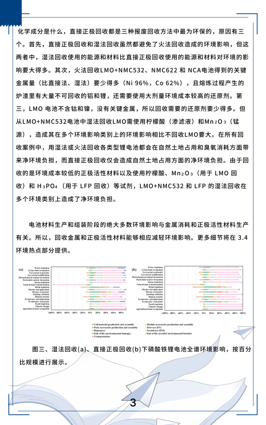 二次生命与再生利用：能源和环境可持续性视角下的高性能锂离子电池（三）